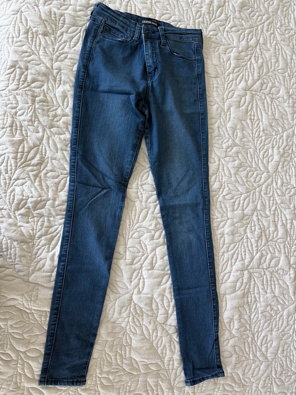 Fashion Nov Dark Blue Women’s Skinny Jeans